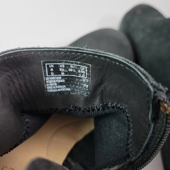 Clarks Demi Tone Womens Ankle Boot Black Suede Side Zip US Size 8.5 - Picture 9 of 10
